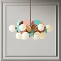 Nordic Chandelier Spherical Chandelier 3d model