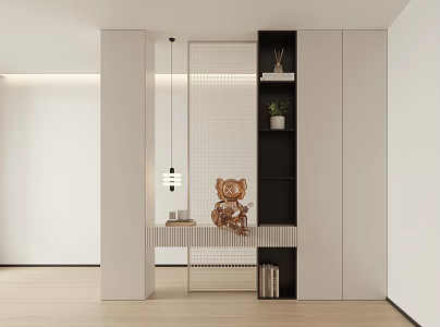 Modern Shoe Cabinet Shoe Cabinet Entrance 3d model