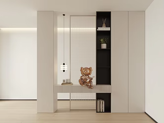 Modern Shoe Cabinet Shoe Cabinet Entrance 3d model