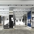 George Vasrir Clothing Storefront With Window Displays And Mannequins