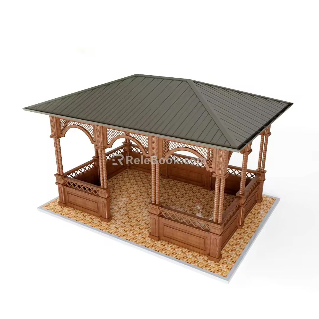 pavilion rest pavilion 3d model