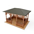 pavilion pavilion rest pavilion 3d model