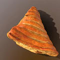 Freshly Baked Golden Flaky Croissant With Crispy Layers And Buttery Taste
