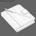 Modern Notebook Notepad 3d model
