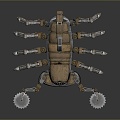 machine scorpion mecha scorpion sci-fi scorpion scorpion cartoon scorpion anime scorpion 3d model