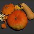 Pumpkin CG Pumpkin Cartoon Pumpkin Anime Pumpkin 3d model