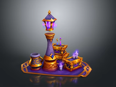 Modern Poment Elf Items Elf Equipment Game Equipment 3d model