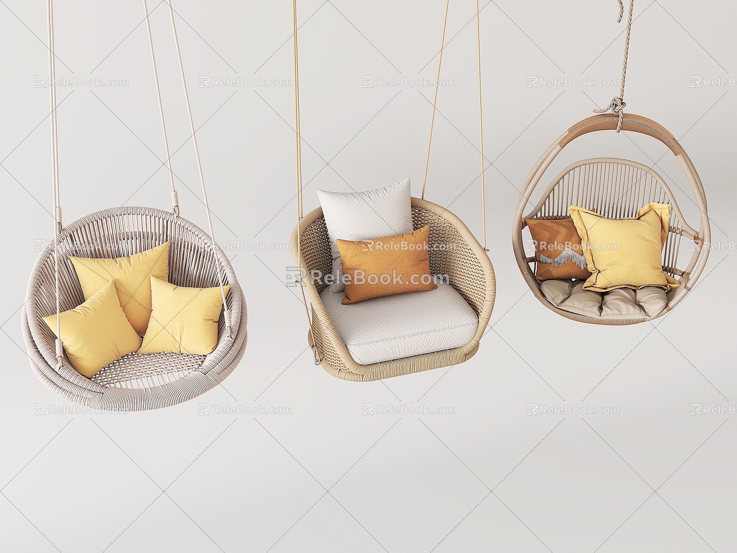 Swing Hanging Chair 3d model