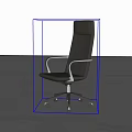 Ergonomic Modern Office Chair with High Backrest Armrests and Rolling Wheels