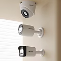 Hikvision Projection Surveillance Cameras Wall Mounted Indoor With Different Models And Clear Lenses