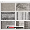 modern square carpet 3d model