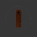 Traditional Red Wooden Partition With Intricate Hollowed Patterns And Classic Design