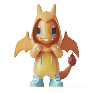 Modern Toy Trendy Play Small Fire Dragon Dress Up Fire-breathing Dragon Coat Handset 3d model