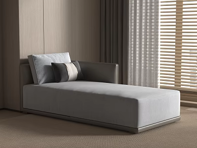 Modern chaise longue sofa chair recliner 3d model