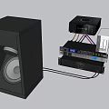 sound audio processing system 3d model