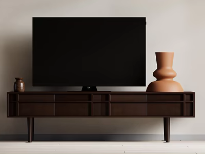 Silent Antique TV Cabinet 3d model
