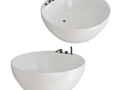 Qity small round wash basin 18w 3d model