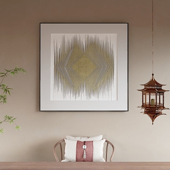 New Chinese Decorative Painting 3d model