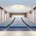 Modern Conference Hall Academic Lecture Hall 3d model