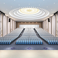 Modern Conference Hall Academic Lecture Hall 3d model