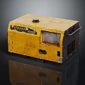 FIRMAN Portable Yellow Power Generator With Control Panel And Ventilation Grilles