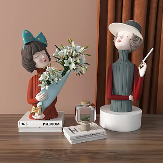 Modern decorative ornaments small public 3d model
