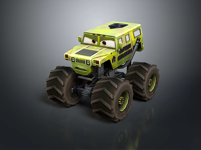 Cartoon Racing Cartoon sports car Racing Games Racing Offroad Racing Karting Cars 3d model