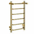Stylish Golden Bathroom Towel Rack With Multiple Rails For Home Use