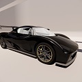 GTR Super sports car 3d model