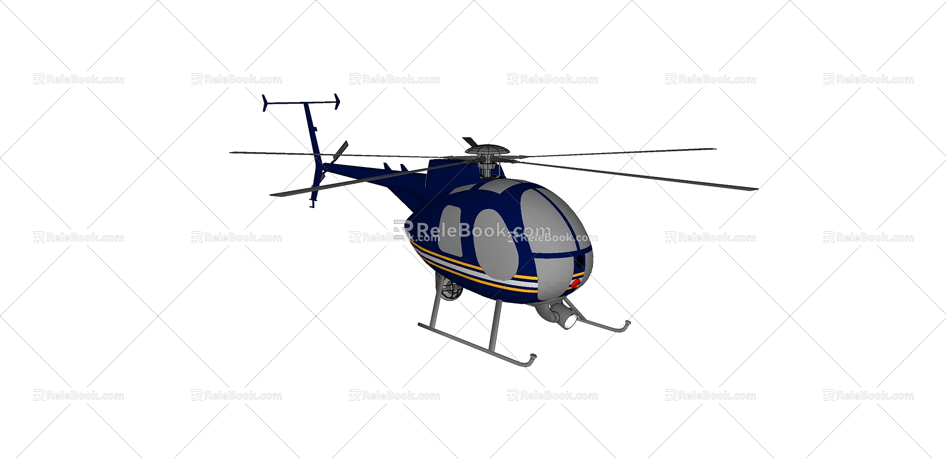 Helicopter 3d model