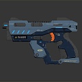 Sci-fi Pistol Pistol Game Pistol Sci-fi Firearms 3d model