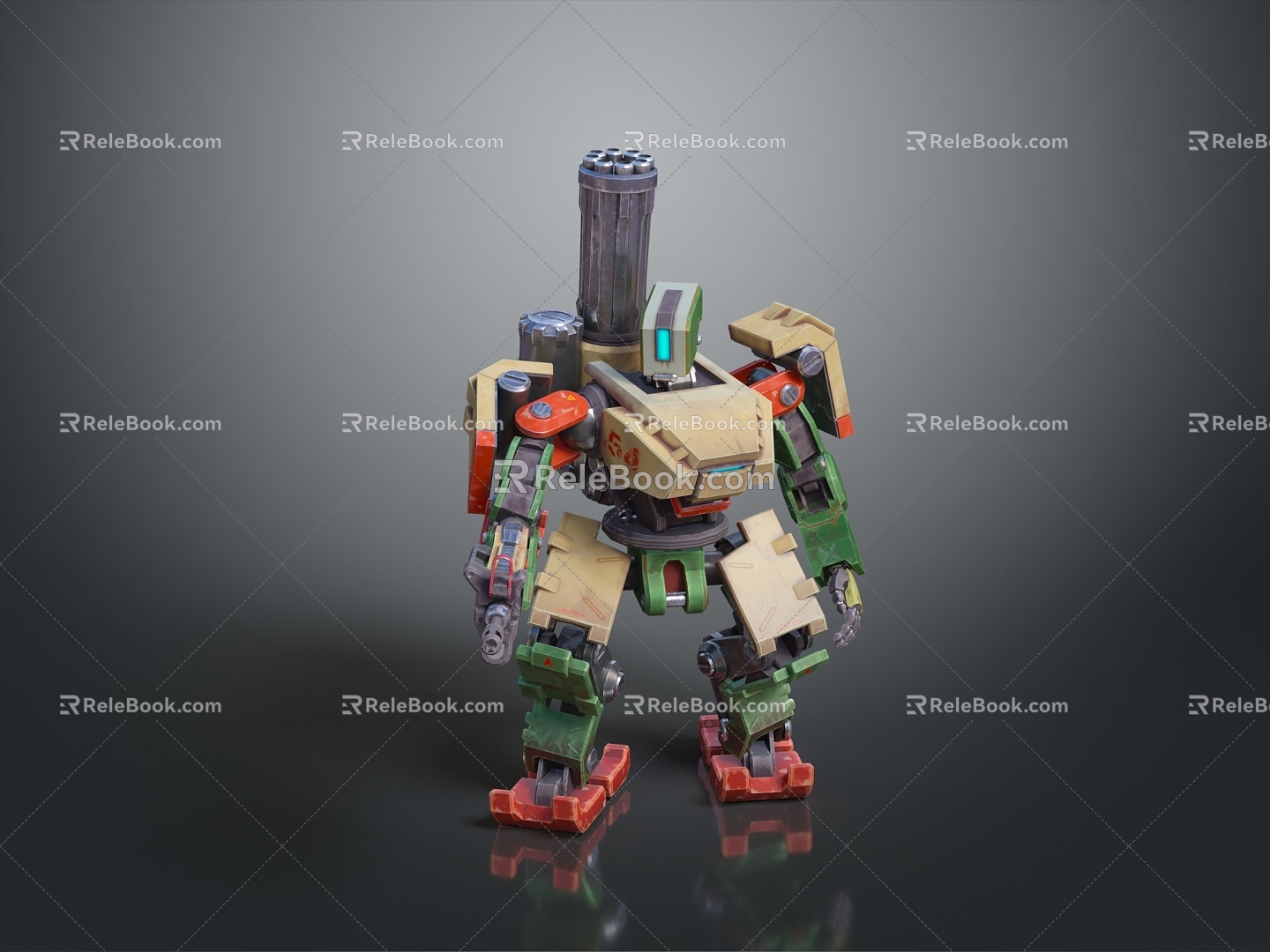 Mech Warrior Mech Soldier Machine Battlearm Mechanical Battlearm Machine Fighter Robot 3d model