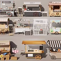 Various Creative Mall Shop Designs Including Food Carts Kiosks And Retail Stalls