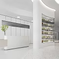 Modern Exhibition Hall 3d model