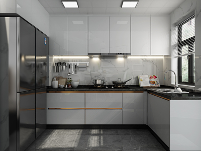 Light Luxury Kitchen model