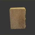 Rustic Wooden Storage Box With Decorative Metal Clasps And Natural Texture For Home Use