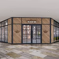 Modern Clothing Store Interior With Wooden Metal Racks Hanging Clothes And Bright Lighting