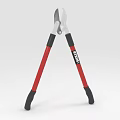 Dewit Brand Agricultural Pruning Shears with Red and Black Handles for Garden Plant Trimming