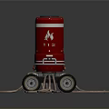 Modern Robot Fire Fighting Robot Fire Fighting Robot 3d model