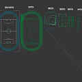 Multi Sport Facility Layout With Football Fields Running Track And Basketball Courts