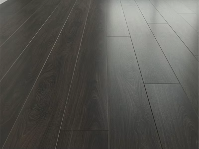 Dark Wooden Flooring With Natural Wood Grain For Modern Interior Design 3d model