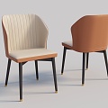 Chair Single Chair Dining Chair Leisure Chair 3d model