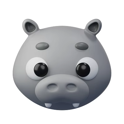 Modern Hippo Cute Hippo Cartoon Hippo Anime Hippo 3d model Modern Hippo Cute Hippo Cartoon Hippo Anime Hippo 3d model