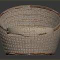 Rattan Leisure Chair with Round Woven Design and Light Colored Cushion for Comfortable Home Seating