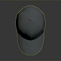 White Baseball Cap as Essential Daily Life Accessory with Simple Design and Comfort
