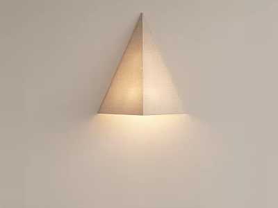 Wall Lamp With Conical Design Light Shade And Soft Lighting For Modern Living Space 3d model