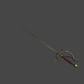 Weapon class fencing 3d model