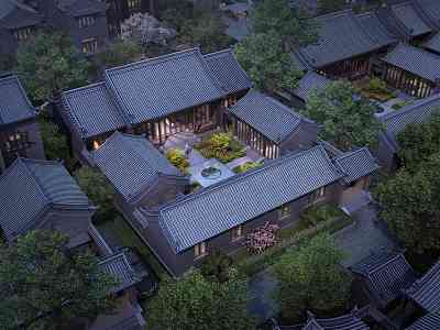 Chinese Courtyard model