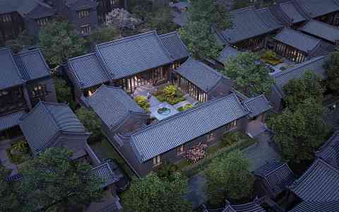 Chinese Courtyard 3d model