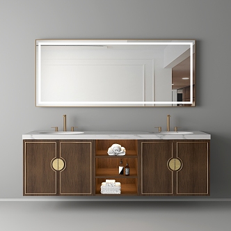 Bathroom Cabinet Bathroom Cabinet Washstand 3d model